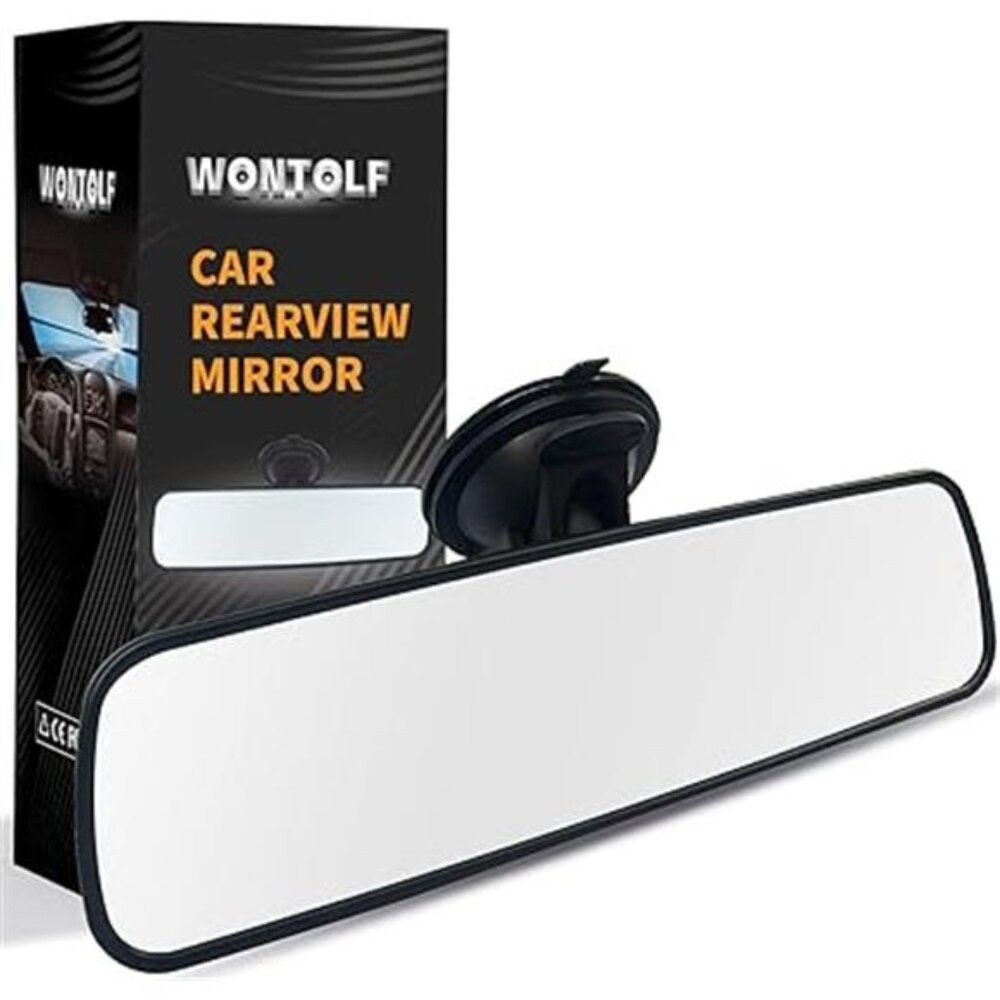 Rear View Mirror Universal Rearview Mirror Interior Anti-glare RearView Mirror - Picture 7 of 7